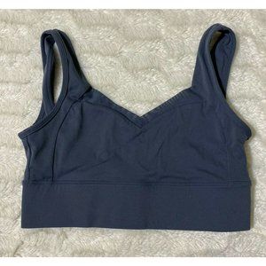 Women's Unbranded cross-fit Athletic Sports Bra Size Medium Blue